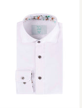 Load image into Gallery viewer, T.O. Slim Long Sleeve White Shirt TOCBSB