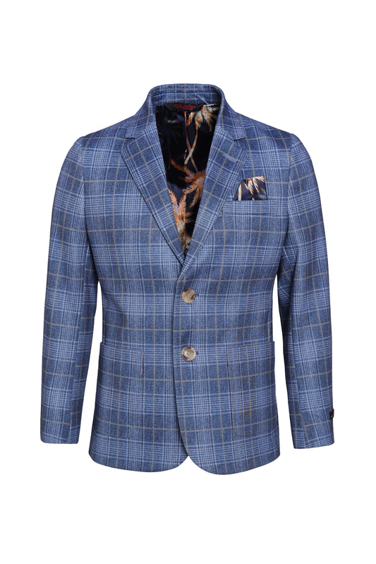 Blue/Tan Stretch Blazer BLZ 5421/5821