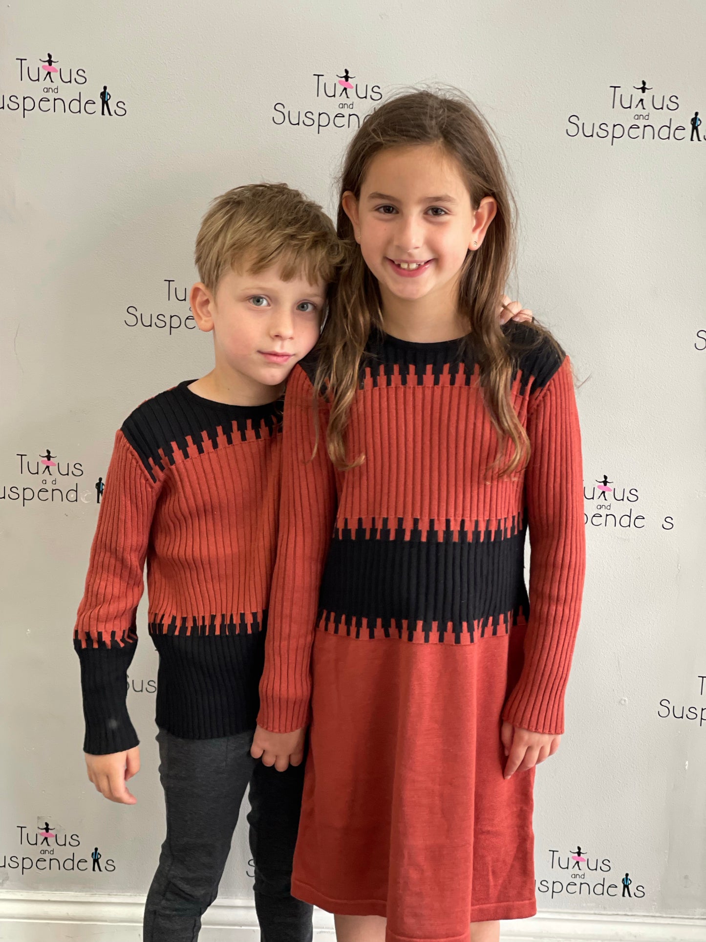 Backgammon Rust Sweater 6409