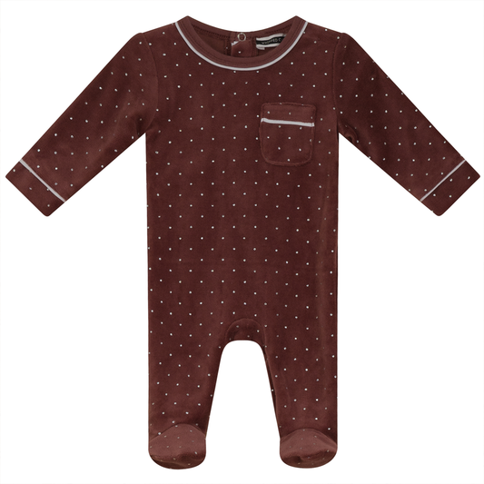 Contrast Piping Baby Romper CY1513B