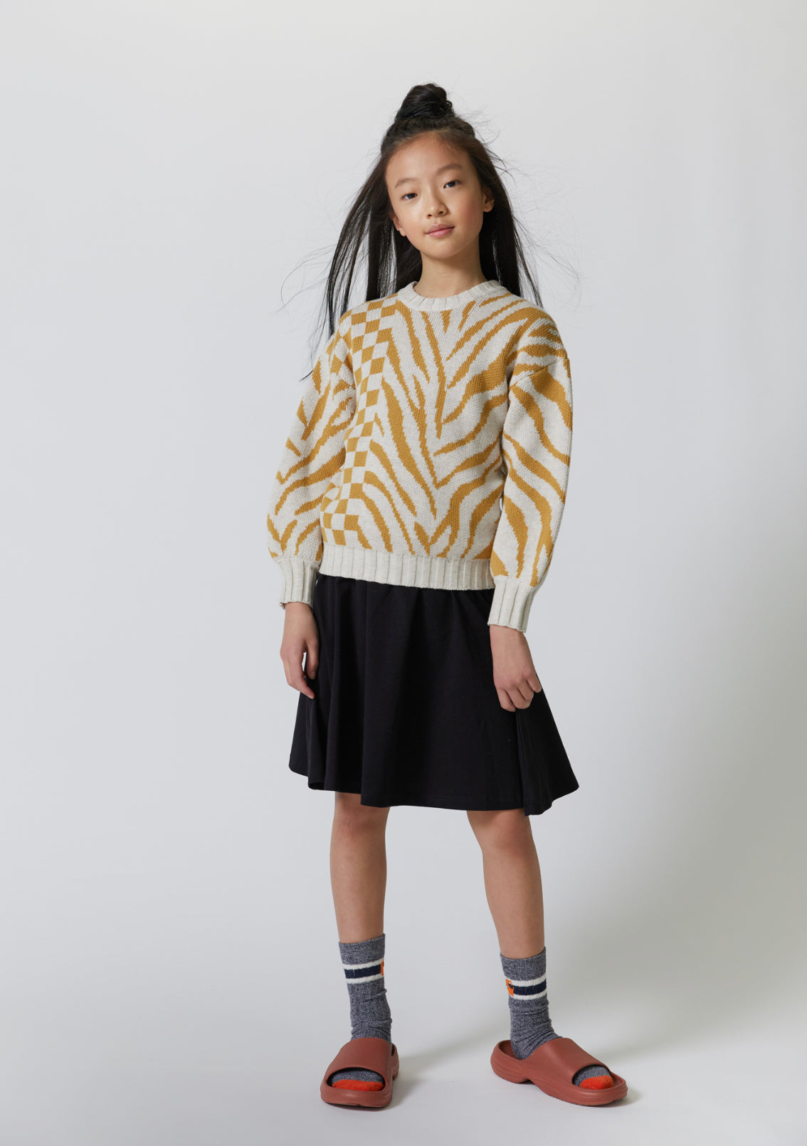 Mix Pattern Sweater G2244A