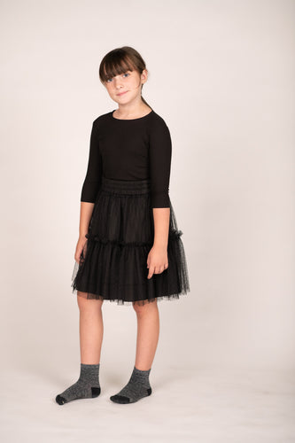 Polka Dot Chiffon Tulle Skirt TLR2124