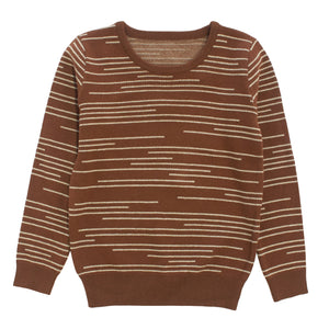 Staggered Striped Sweater G2034