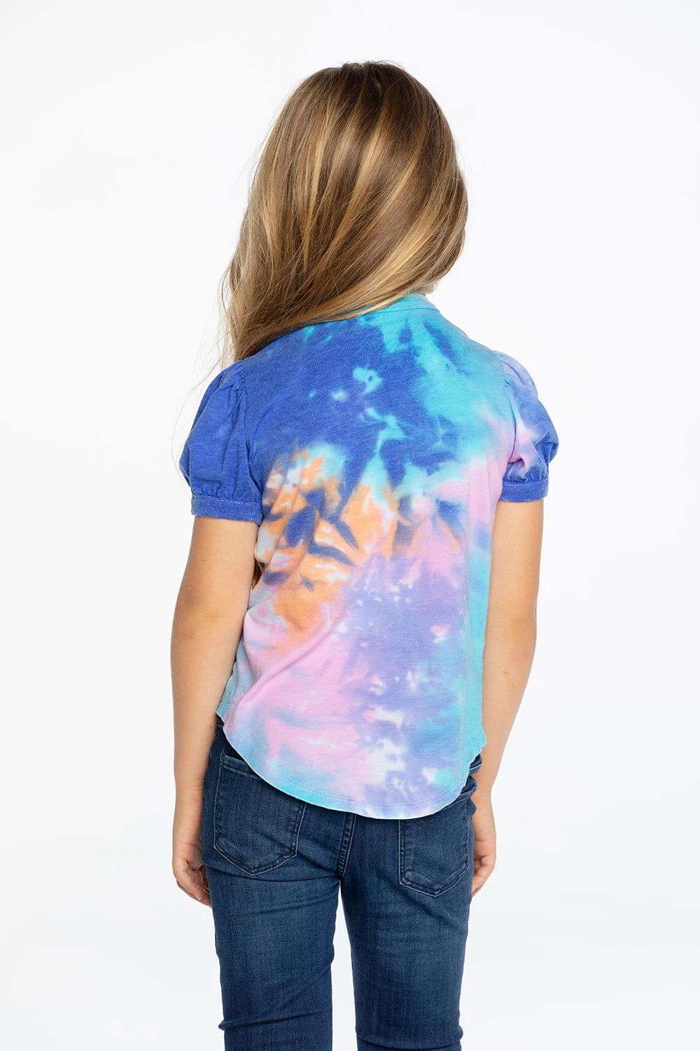 Puff Sleeve Tie Dye Tee