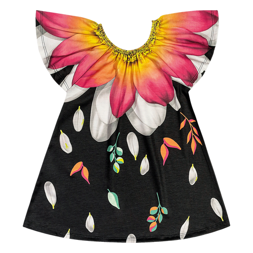 Flower Collar Dress 600927