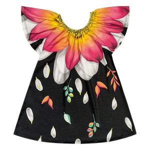 Flower Collar Dress 600927