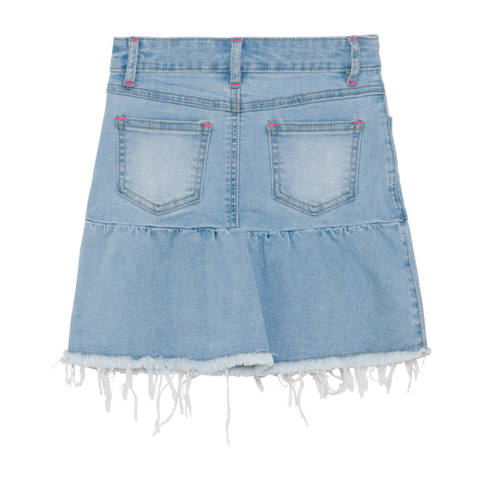 Butterfly Denim Skirt D30H81