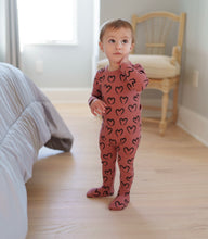 Load image into Gallery viewer, Scribble Heart Onesie CY1701bg