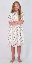Load image into Gallery viewer, Floral Chiffon Puff Sleeve Dress SNK4091