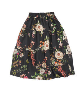 Midi Floral Skirt N0210