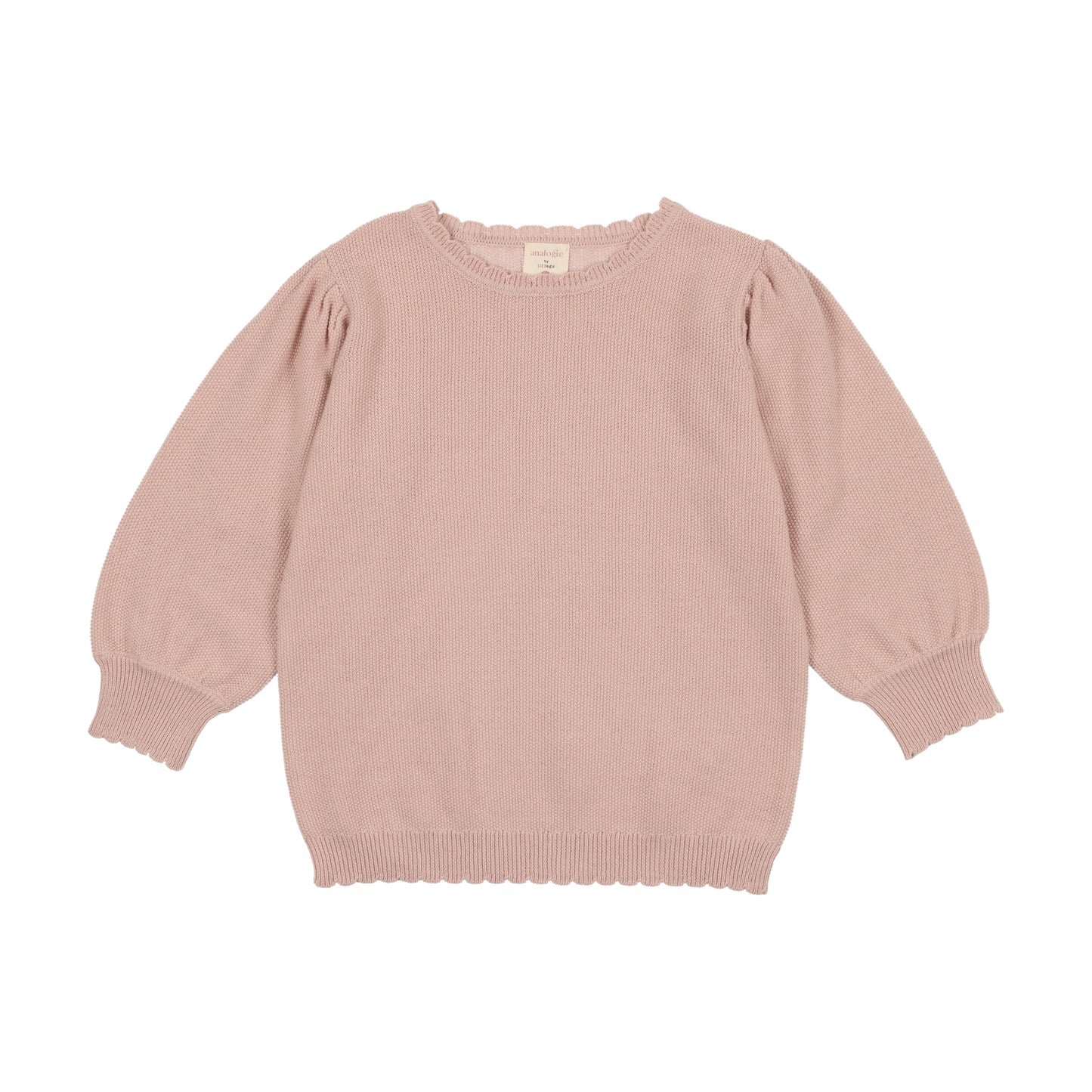 Knit Puff Sleeve Sweater KPSS