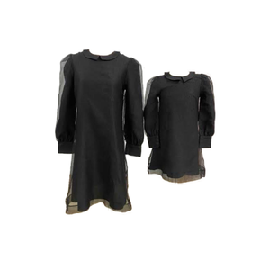 Detailed Black Dress SNK1020B