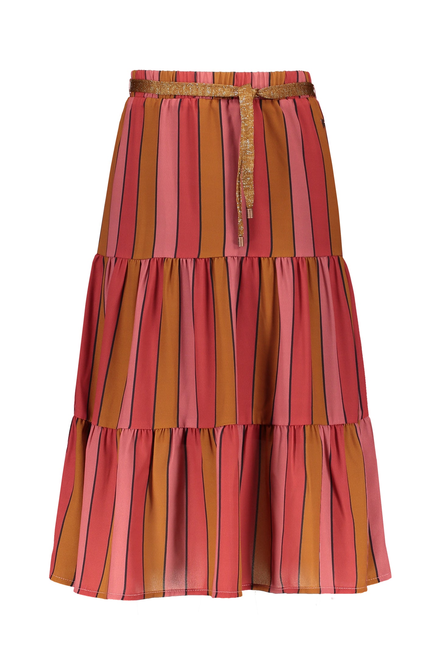 Nael Striped midi Skirt N108-5704