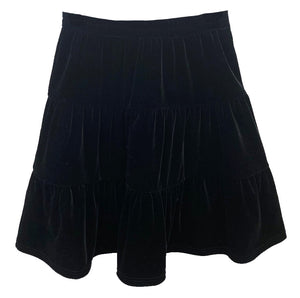 Velvet Tiered Skirt M-4812