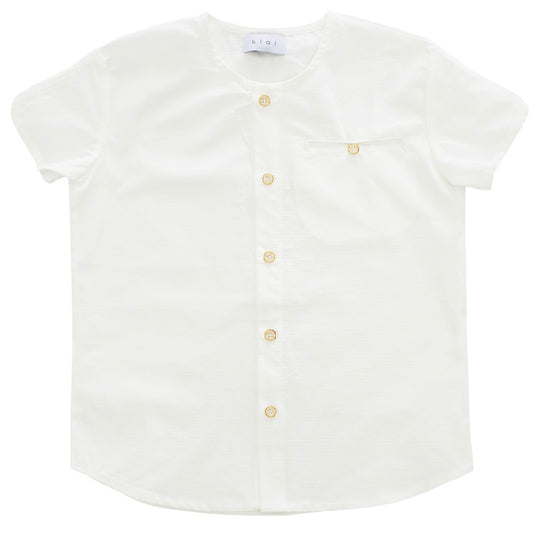 White Textured Shirt TD2588