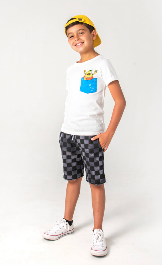 Lemon Pocket Day Trip Tee B1DAY-WH