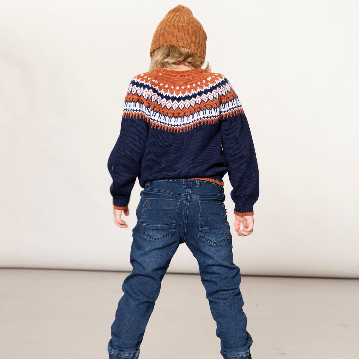 Fair Isle Sweater Top D20UT76