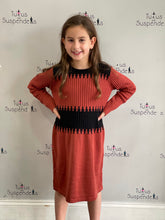 Load image into Gallery viewer, Rust Knit Dress 6408