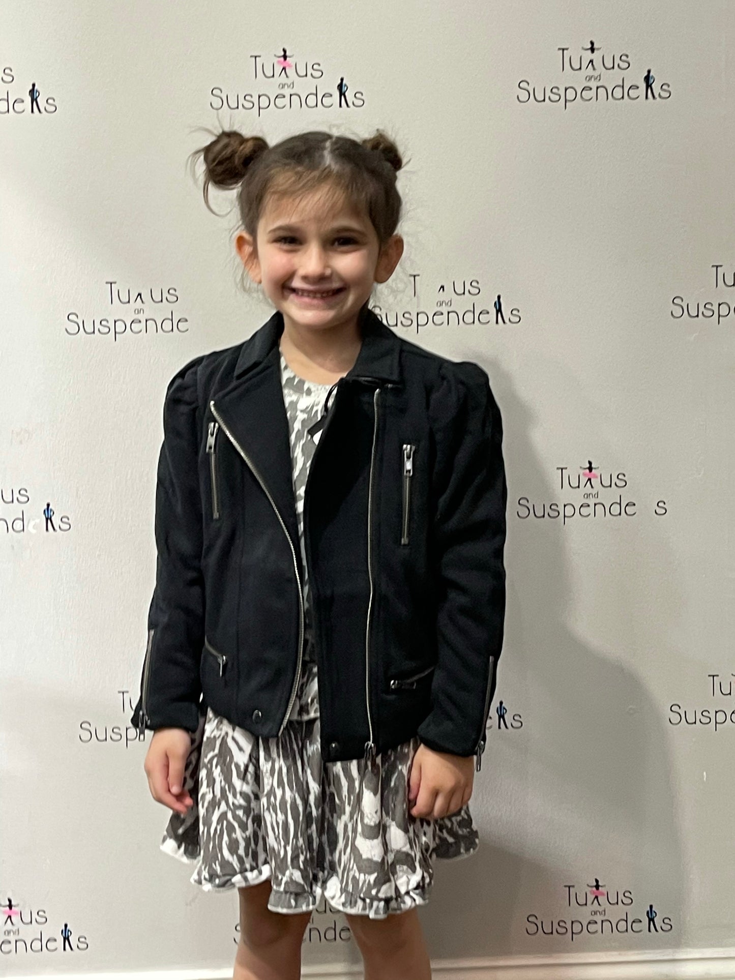 Puff Sleeve Moto Jacket