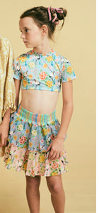 Floral Ruffle Skirt X20S