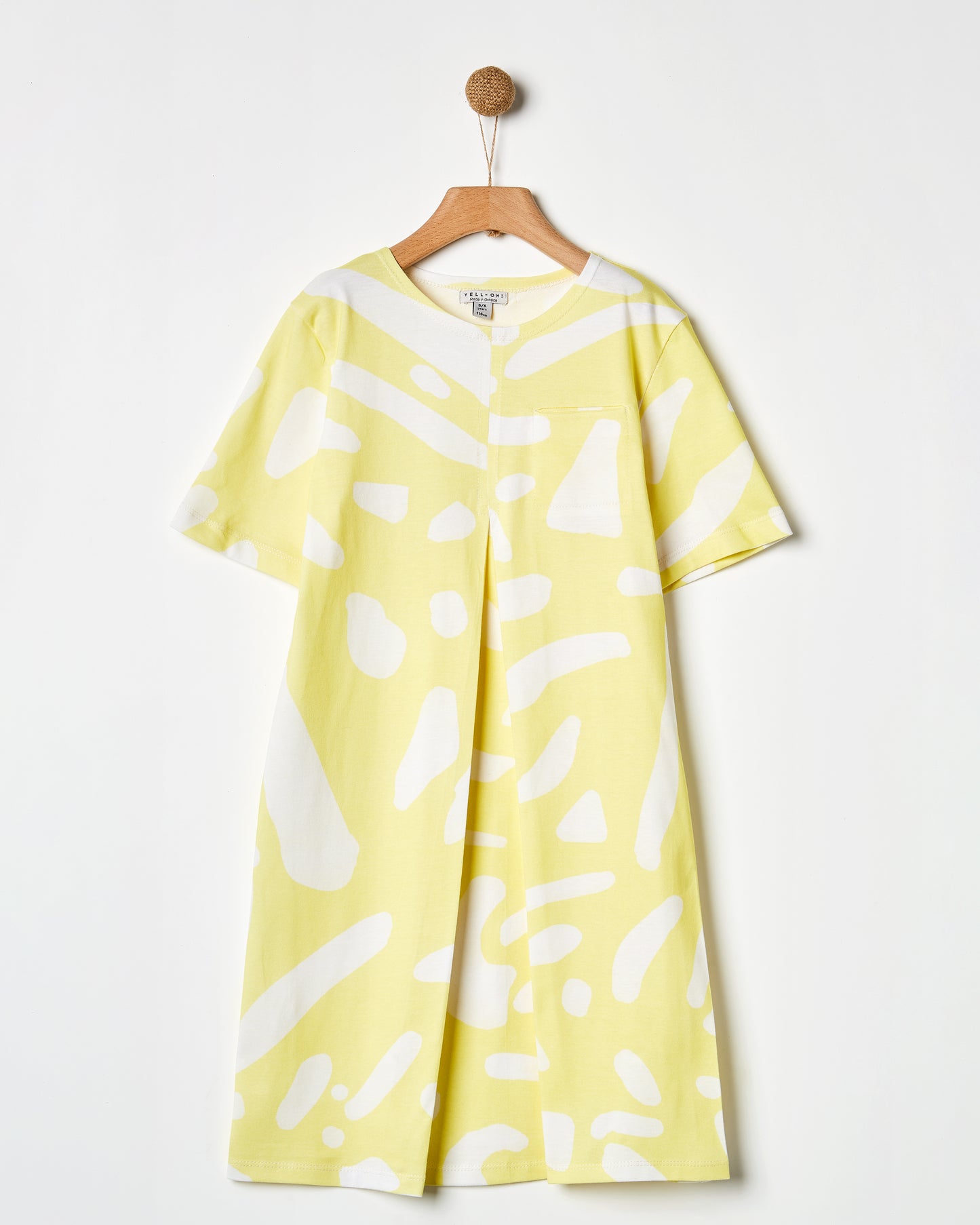 Yellow Print Dress
