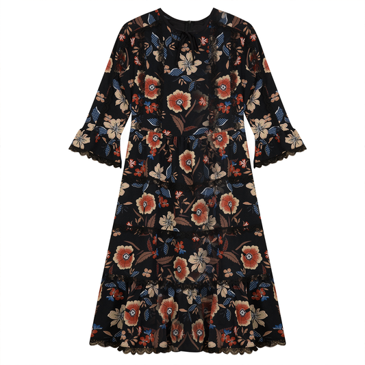 Floral Print Dress 2707D