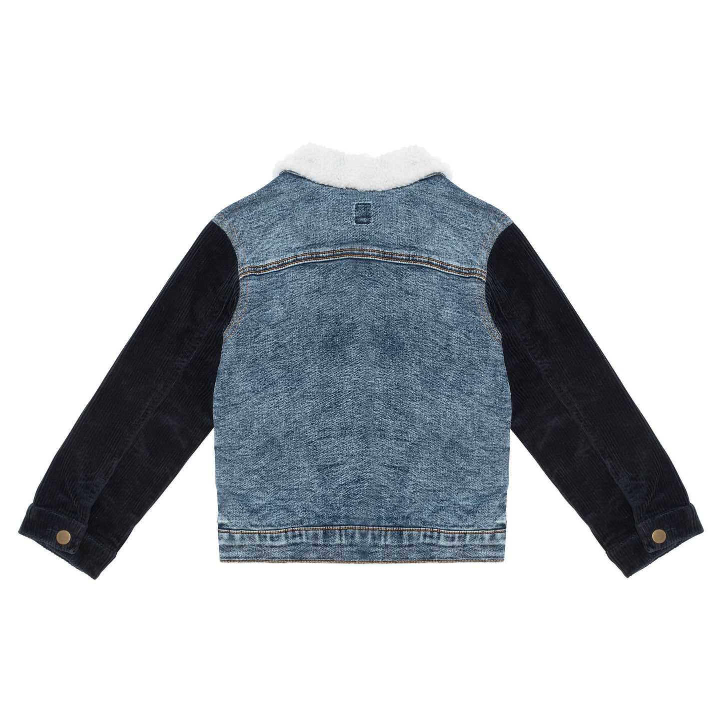French Terry Pompom Denim Jacket D20E50