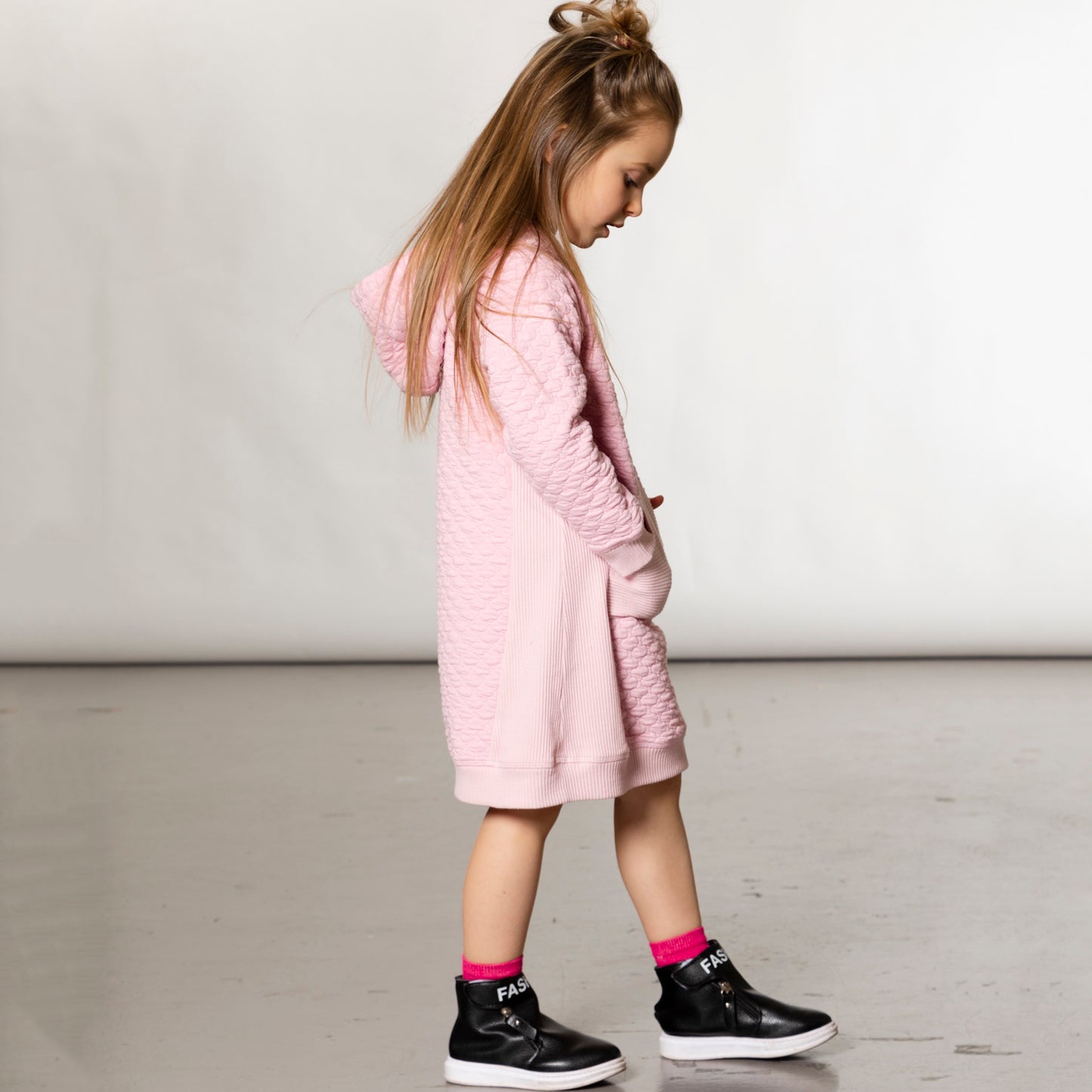 Pink Quilted Pocket Dress D20E95