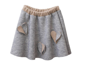 Double Knit Heart Skirt T2597