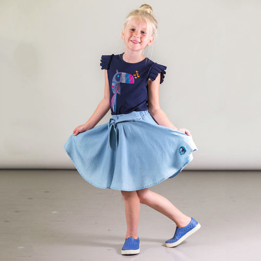 Chambray Skirt C30F81