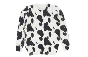 Cowhide Cable Sweater G2006