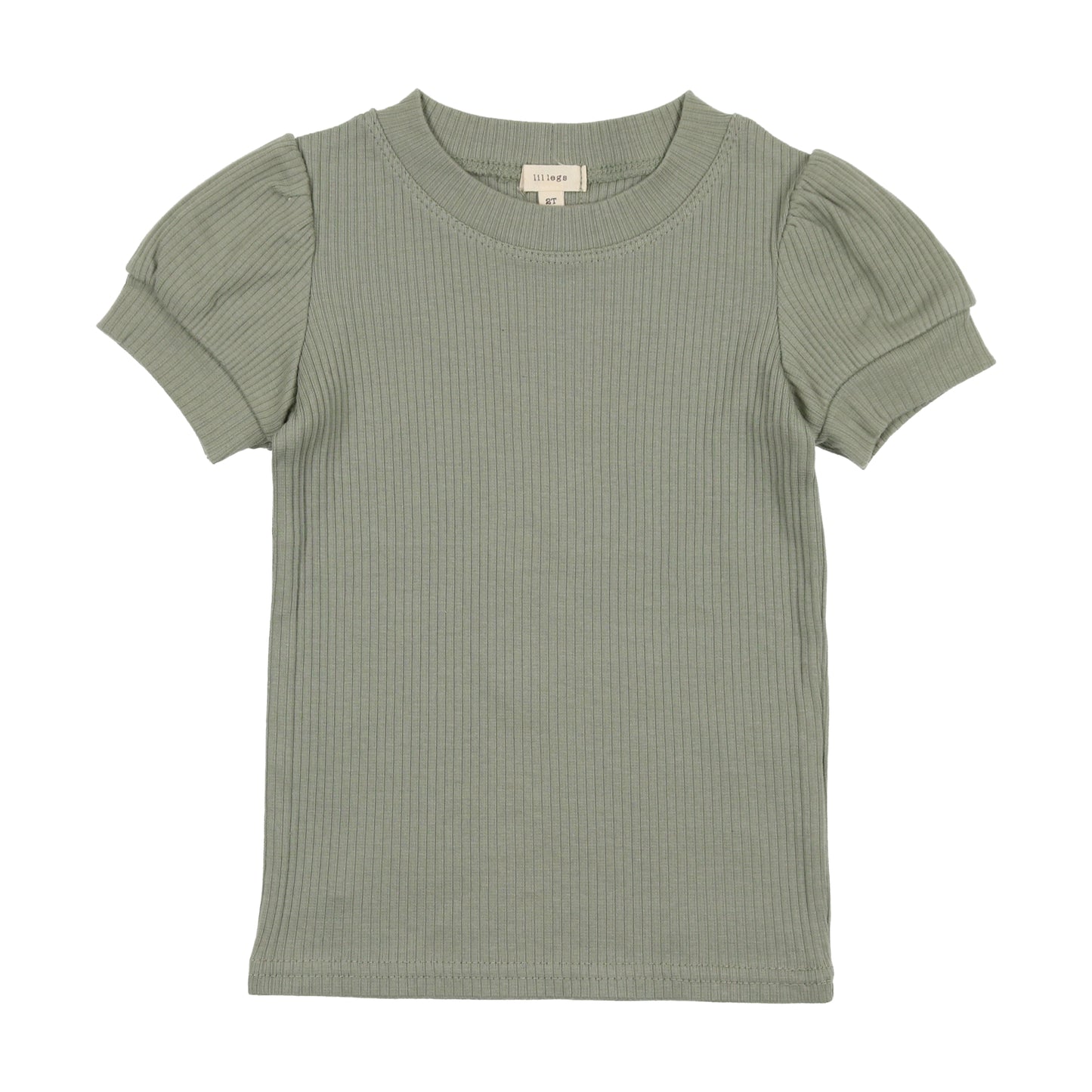Ribbed Puff Short Sleeve Tee SPST