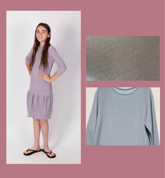 Lurex Ruffle Dress 1144K