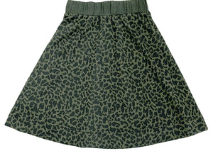 Green Leopard Skirt MB-1212