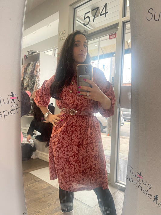 Heart Button Dress DS2YT2691DB