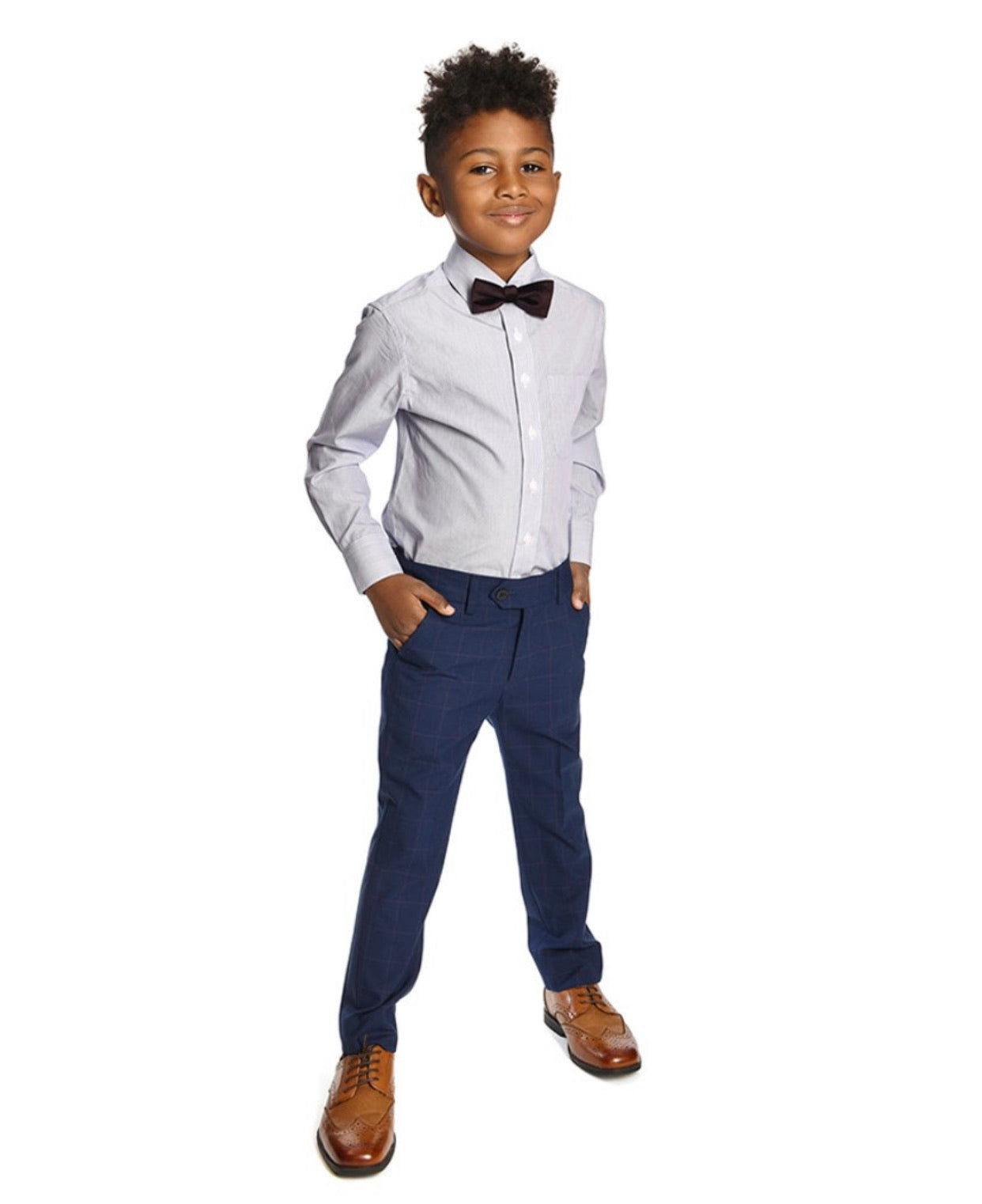 Windowpane Suit Pants  8SUP3