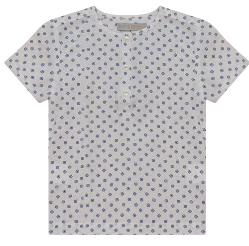 SB2CY1673 box print short sleeve shirt)