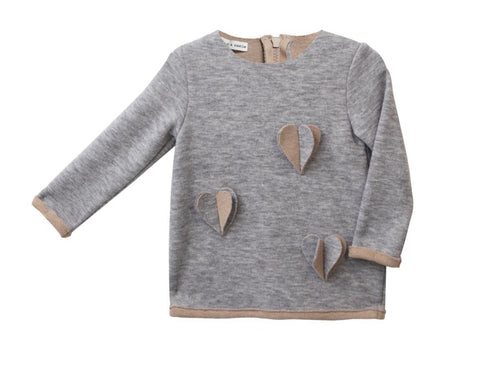 Heart Double Knit Top T2598/T2599