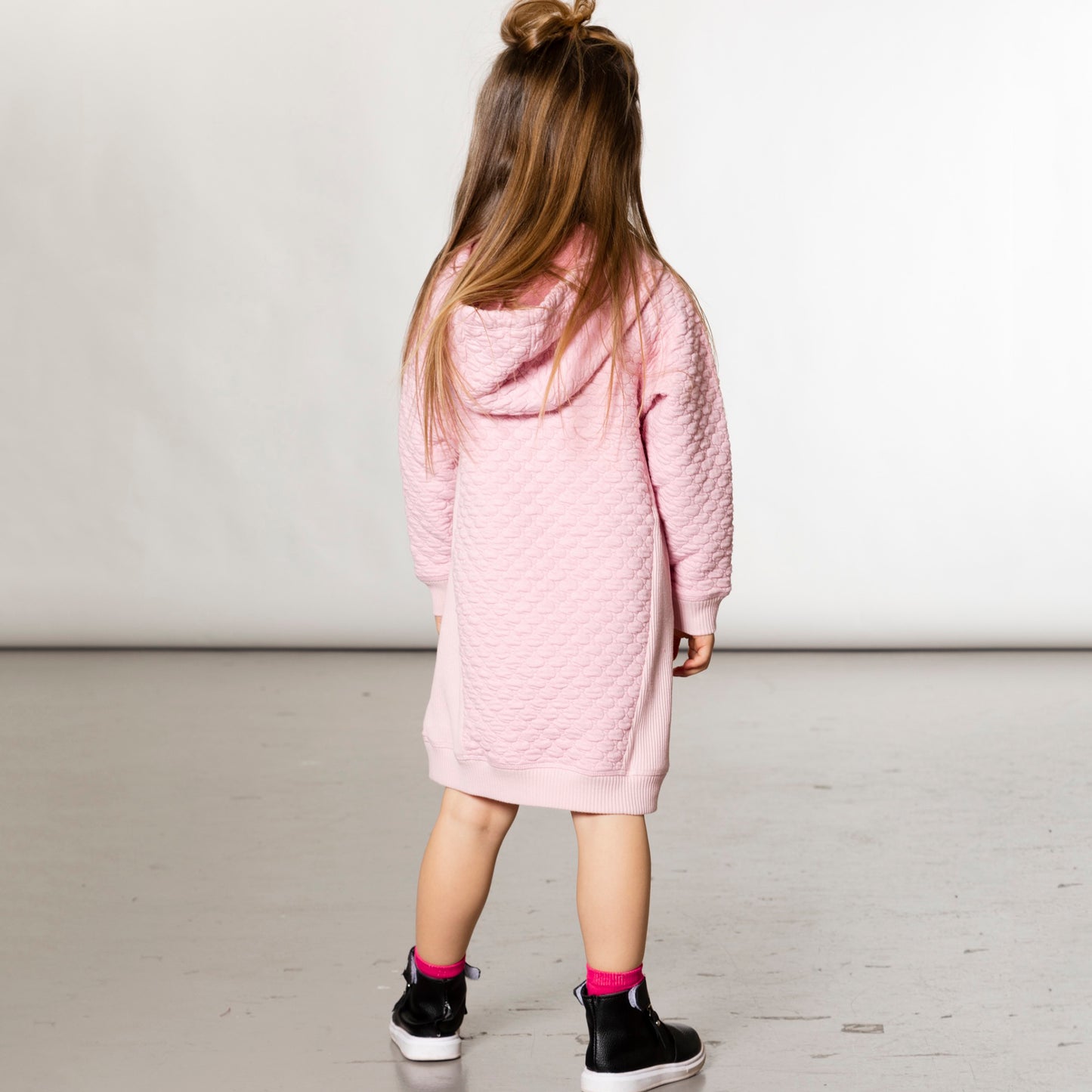 Pink Quilted Pocket Dress D20E95
