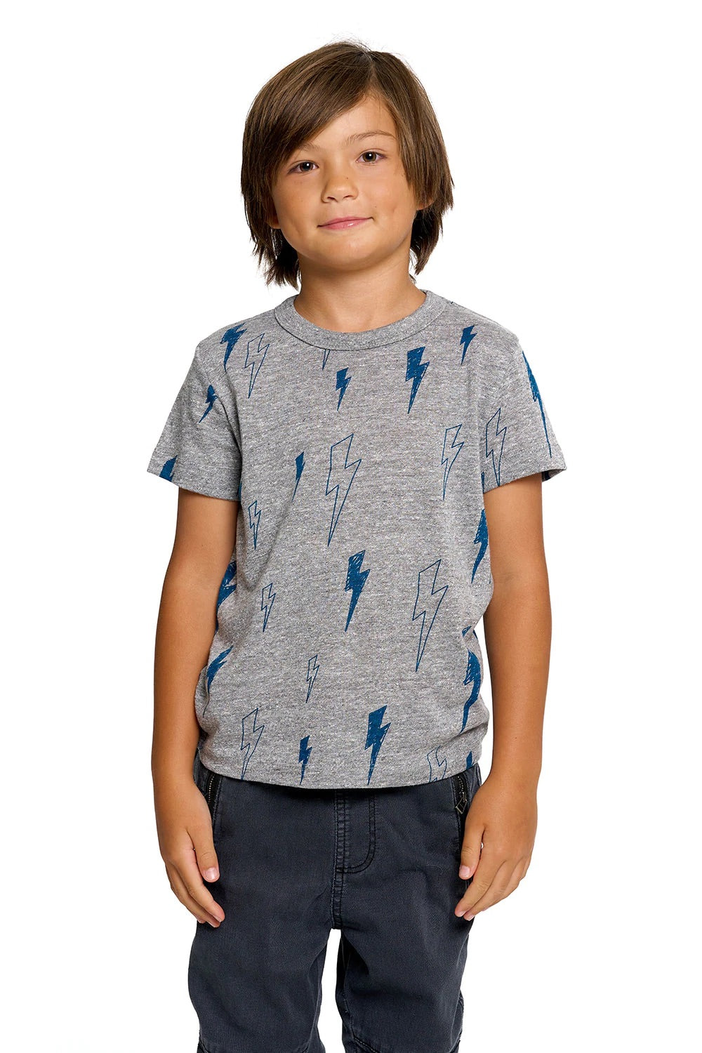 Bolts Tee CB1013-CHK2223-STKGRY bolt tee