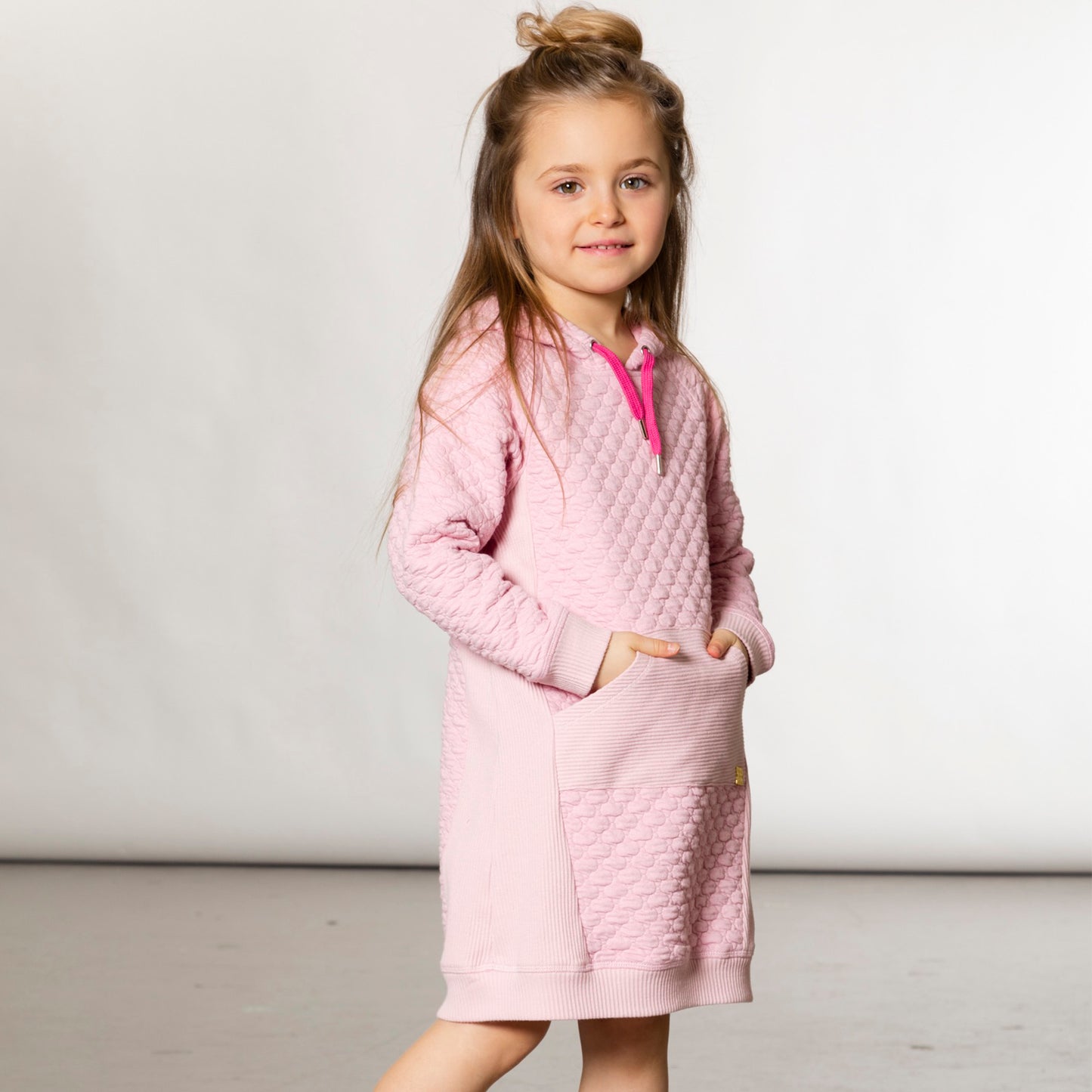 Pink Quilted Pocket Dress D20E95
