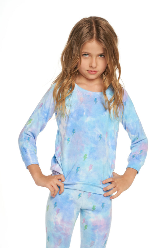 Bolts Tie Dye Pullover CHTW58