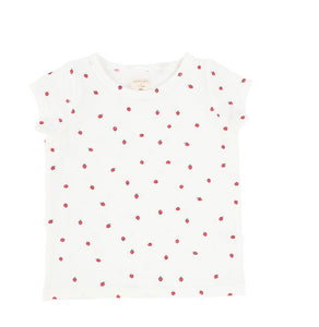 Strawberry Short Sleeve T-shirt White SRSST