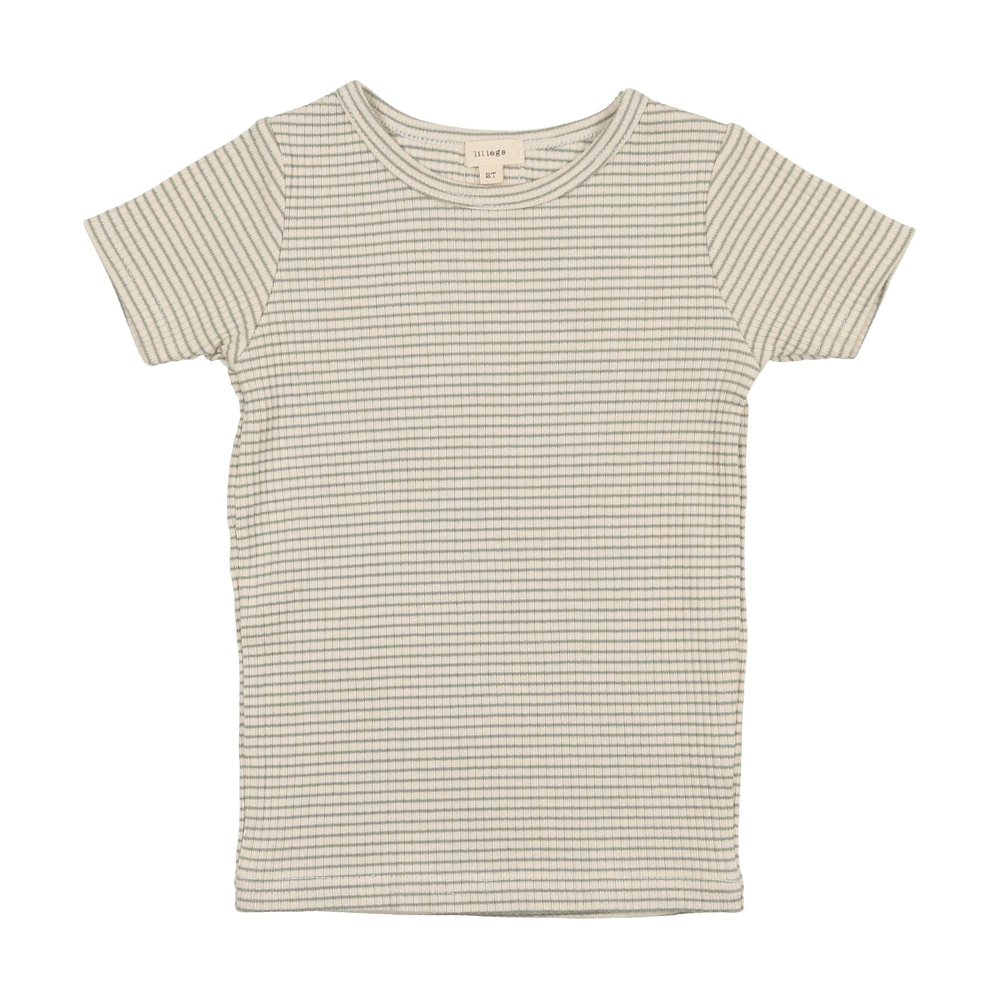 Striped Ribbed Short Sleeve Tee SPST