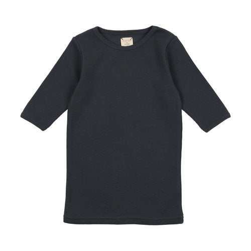 Ribbed 3/4 Sleeve Tee TRGTQT