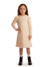 Load image into Gallery viewer, Pompom Sleeve Dress SNK1029