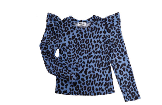 Cobalt Leopard Top F22-198X