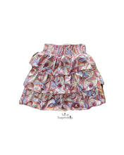 Load image into Gallery viewer, Mauve Ruffled Smocked Waist Skirt T2A0281