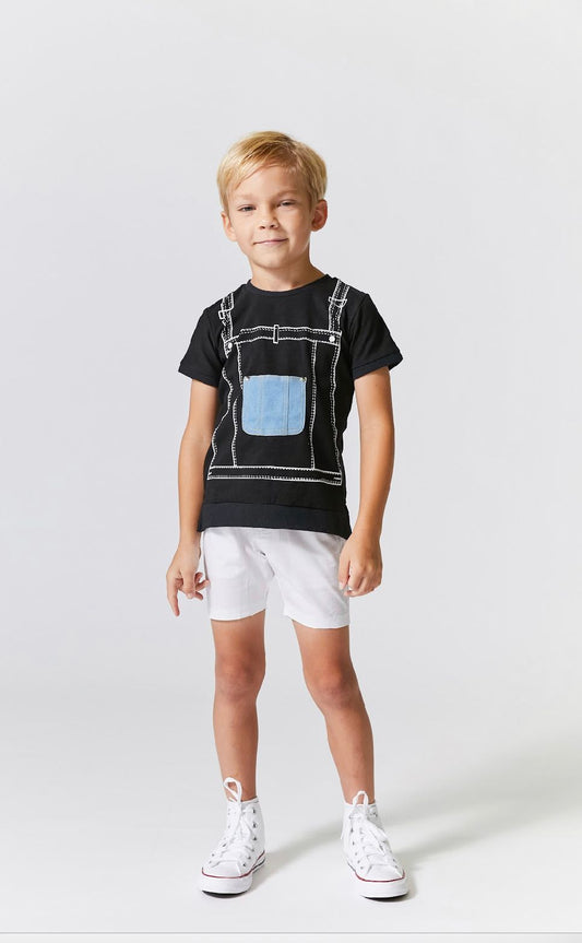 AL2346 overall tee black