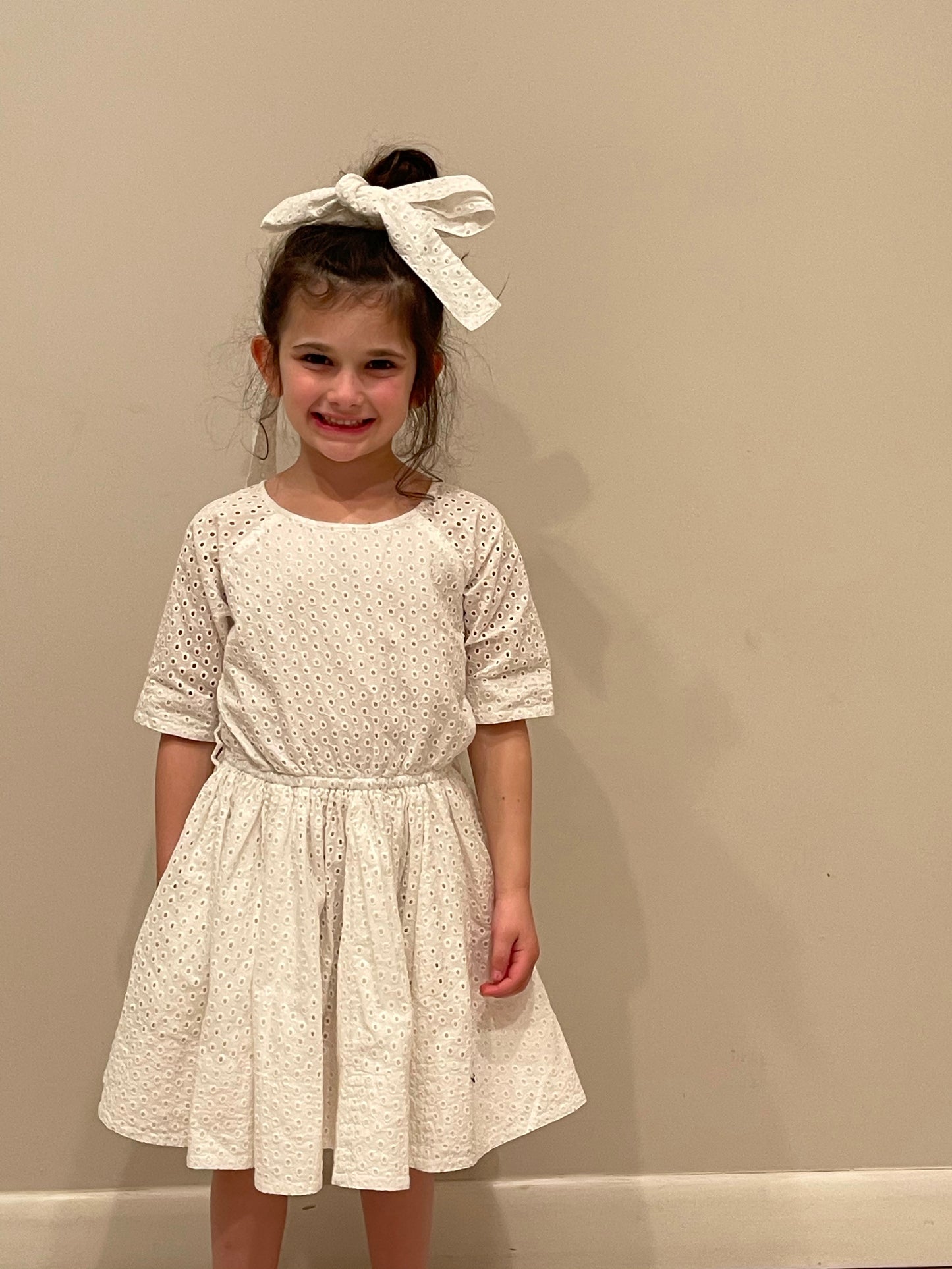 Siona White Punch Dress ss3150